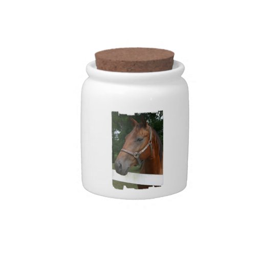 Sweet Chestnut Horse Candy Jar
