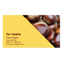 Sweet chestnuts business cards