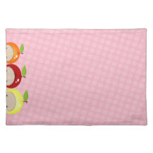 Sweet Chibi Fruit Sprout Placemat