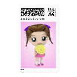 Sweet Chibi Girl Custom Postage