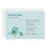 Sweet Chicks Baby Shower Invitation - Blue