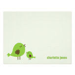 Sweet Chicks Thank You Cards - Green invitations