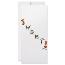 Sweet! Chili Peppers Rack Card Design