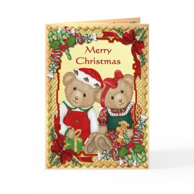 Sweet Christmas Bears - Verse Inside Card by Spice