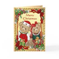 Sweet Christmas Bears - Verse Inside cards