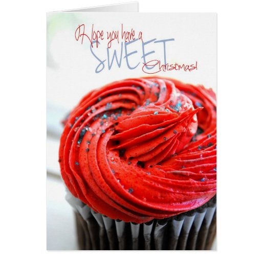 Sweet Christmas Cupcake Card