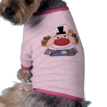 Sweet Clown Face Dog Tshirt