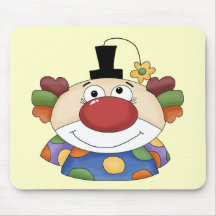 Sweet Clown Face Mouse Pad