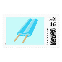 Sweet creamsicle popsicle - Blue postage by BellyJeans Sweet creamsicle popsicle - Blue postage