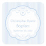 Sweet Cross In Frame Baptism Favor Seal Boy Blue Sticker Sweet Cross In Frame Baptism Favor Seal Boy Blue Sticker