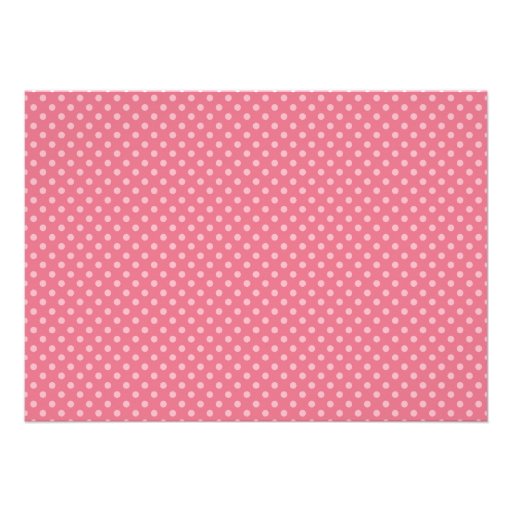 Sweet Cupcake Pink Polka Dot Girl Baby Shower Custom Announcements