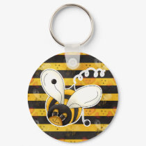 Sweet Cute Little Bumble Bee keychains