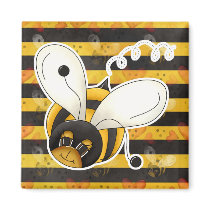 Sweet Cute Little Bumble Bee magnets