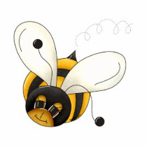 Sweet Cute Little Bumble Bee Cut Out