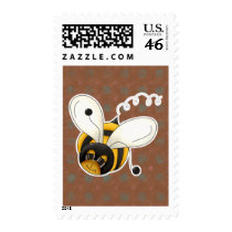 Sweet Cute Little Bumble Bee postage