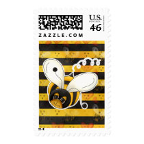 Sweet Cute Little Bumble Bee Postage