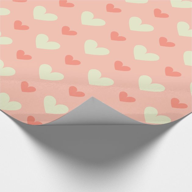 Sweet Cute Love Hearts Seamless Pattern Wrapping Paper 4/4