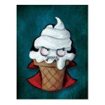 Sweet Cute Vampire Ice Cream Postcard