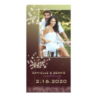 Sweet Dandelion Garden Floral Photo Save the Date Photo Card