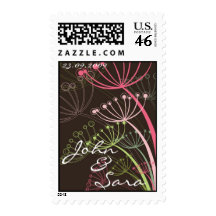 Sweet Dandelions Custom Wedding Postage / Stamps