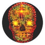 Sweet Death Round Stickers