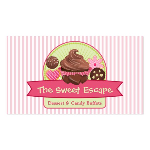 Sweet Desserts Business Cards (front side)