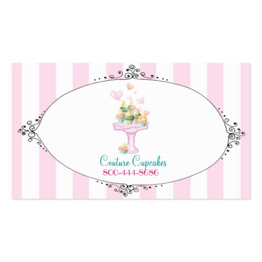Sweet Destiny Cupcakes Business Card (back side)