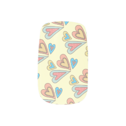Sweet Ditsy Little Love Hearts Minx ® Nail Wraps