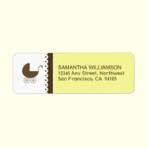 Sweet Doily Return Address Labels (creme) labels