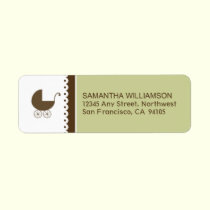 Sweet Doily Return Address Labels (sage) labels