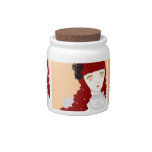 Sweet Dreaming Girl Candy Dishes