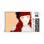 Sweet Dreaming Girl Stamps