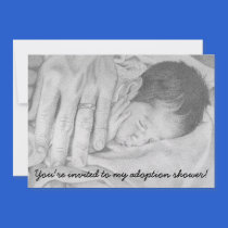 Sweet Dreams Baby, Adoption Shower Invitation