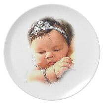Sweet Dreams - Baby Plates - No. 2 plates