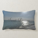 Sweet Dreams Beach Ocean Blue Scene Cushion Pillow