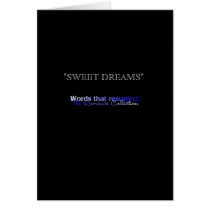 SWEET DREAMS cards