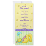 Sweet Dreams Cat  Baby Shower Invitation