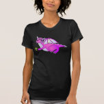Sweet Dreams - Cute Purple Dragon with Flower Tshirts