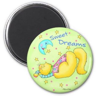 Sweet Dreams Round Magnet