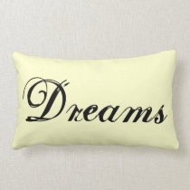 Sweet Dreams Yellow and Black Decorative Pillows