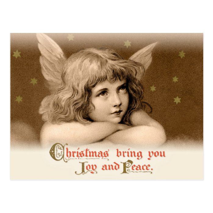 Sweet dreamy child angel CC0782 Christmas Postcard