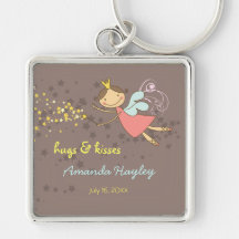 Sweet Fairy and Stars Fun Thank You Gift Keychain