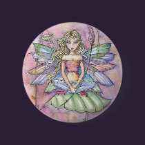 Sweet Fairy Button Pin by Molly Harrison buttons