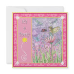 Sweet Fairy Party Invitations