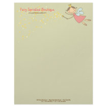 Sweet Fairy & Stars Personal / Business Letterhead by fat_fa_tin Sweet Fairy & Stars Personal / Business Letterhead