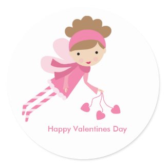 Sweet Fairy Valentines Day sticker