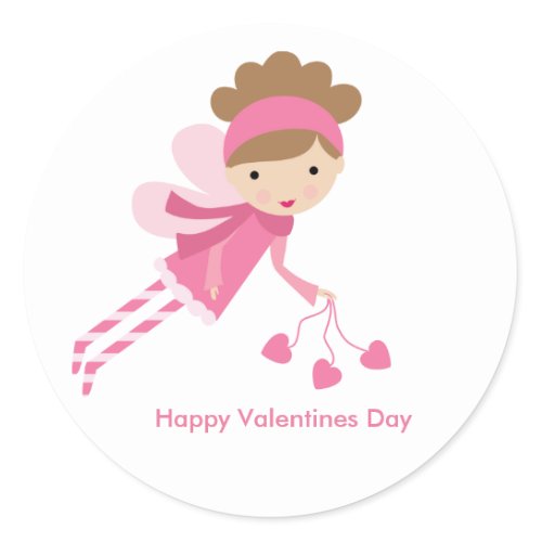 Sweet Fairy Valentines Day zazzle_sticker