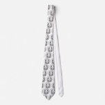 Sweet ferret face tiled ties