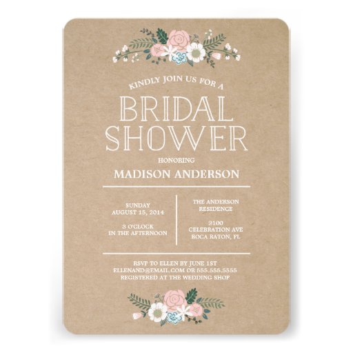 Sweet Floral | Bridal Shower Invitation