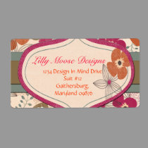 Sweet Floral Labels labels
